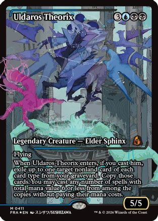 {R} Uldaros Theorix (Showcase) (0411) (Foil) [Reality Fracture] [FRA 411]