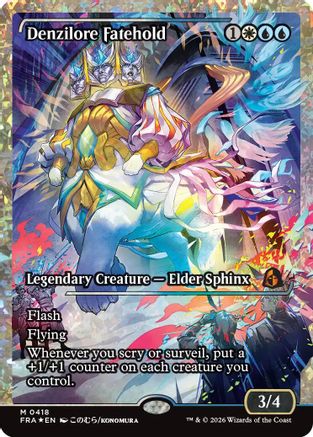 {R} Denzilore Fatehold (Showcase) (Fracture Foil) (0418) (Foil) [Reality Fracture] [FRA 418]