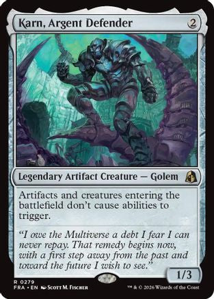 {R} Karn, Argent Defender [Reality Fracture] [FRA 279]