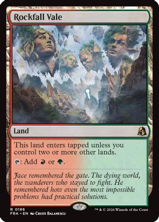 {R} Rockfall Vale (Foil) [Reality Fracture] [FRA 186]