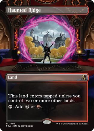 {R} Haunted Ridge (Borderless) (Foil) [Reality Fracture] [FRA 398]
