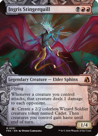 {R} Ingris Stingerquill (Showcase) (0351) (Foil) [Reality Fracture] [FRA 351]