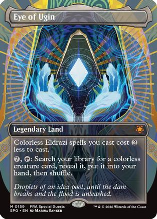 {R} Eye of Ugin (Borderless) (Foil) [Special Guests] [SPG 159]