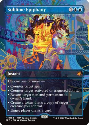 {R} Sublime Epiphany (Borderless) (Foil) [Special Guests] [SPG 163]