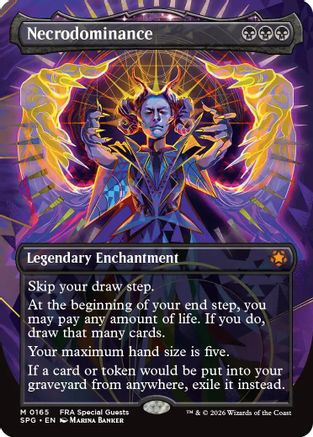 {R} Necrodominance (Borderless) (Foil) [Special Guests] [SPG 165]