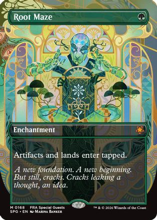 {R} Root Maze (Borderless) (Foil) [Special Guests] [SPG 168]