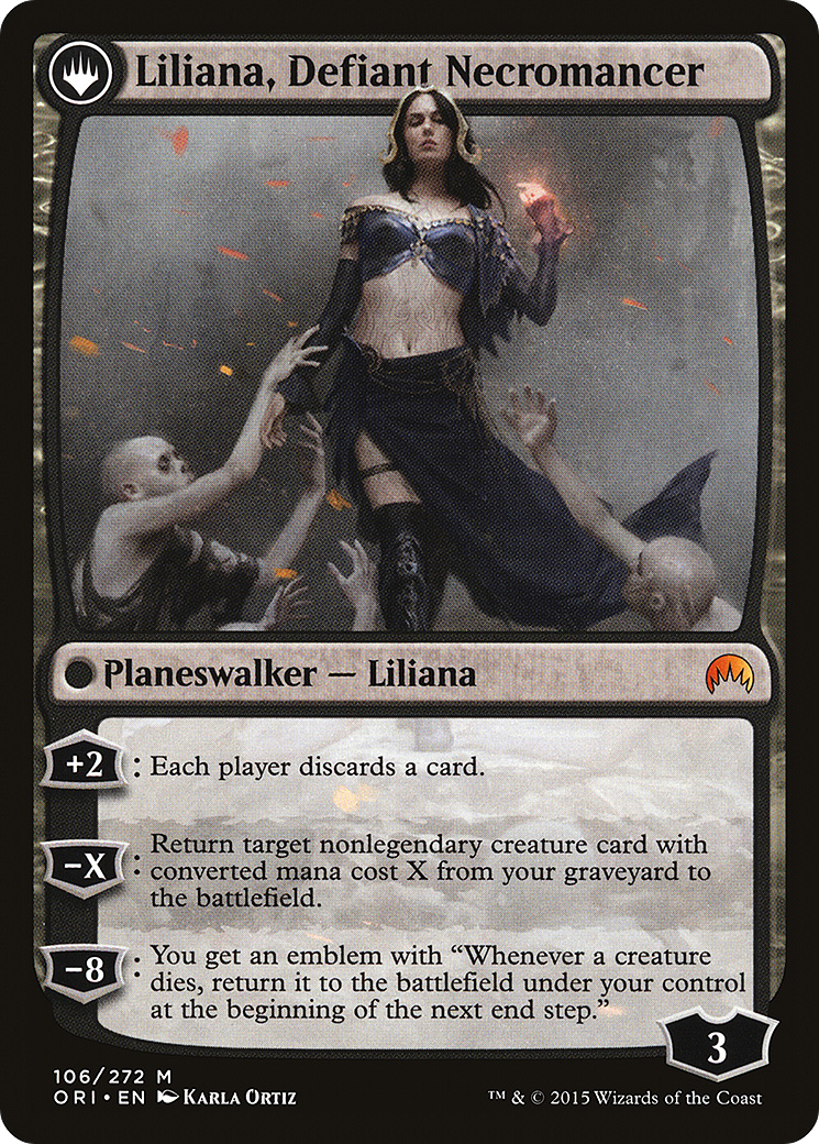 {R} Liliana, Heretical Healer // Liliana, Defiant Necromancer [Secret Lair: From Cute to Brute][LS ORI 106]