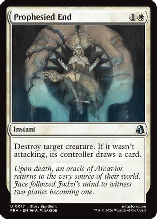 {C} Prophesied End (Foil) [Reality Fracture] [FRA 017]