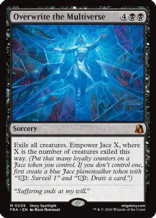 {R} Overwrite the Multiverse (Foil) [Reality Fracture] [FRA 059]