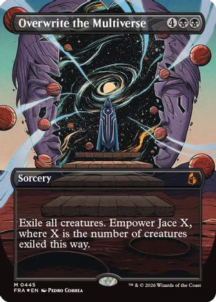 {R} Overwrite the Multiverse (Borderless) (Foil) [Reality Fracture] [FRA 445]