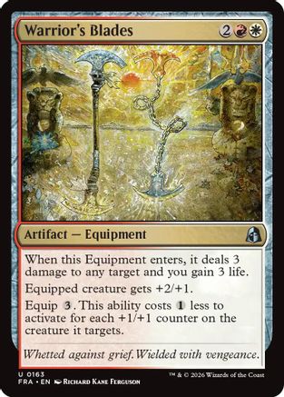 {C} Warrior's Blades [Reality Fracture] [FRA 163]