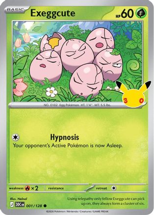 [PKM] Exeggcute (001) Holofoil [ME 30th Celebration]