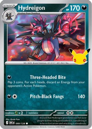 [PKM] Hydreigon (099) Holofoil [ME 30th Celebration]