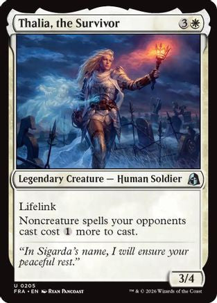 {C} Thalia, the Survivor (Foil) [Reality Fracture] [FRA 205]