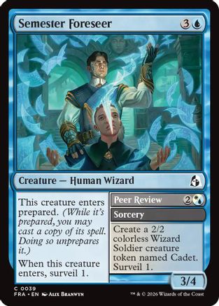 {C} Semester Foreseer (Foil) [Reality Fracture] [FRA 039]