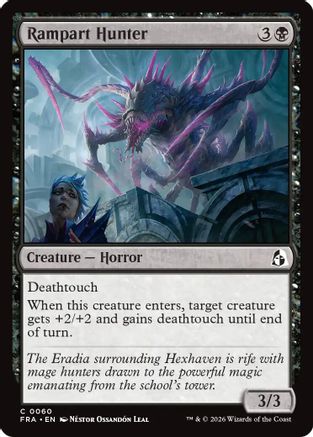 {C} Rampart Hunter (Foil) [Reality Fracture] [FRA 060]