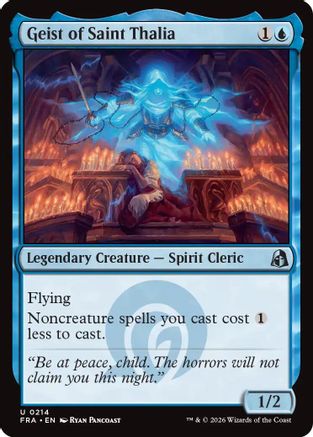 {C} Geist of Saint Thalia [Reality Fracture] [FRA 214]