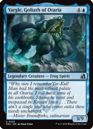 {C} Yargle, Goliath of Otaria (Foil) [Reality Fracture] [FRA 225]