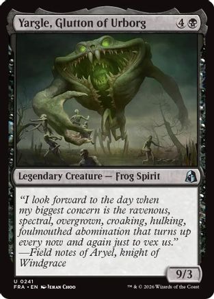 {C} Yargle, Glutton of Urborg (Foil) [Reality Fracture] [FRA 241]