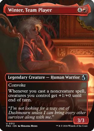{C} Winter, Team Player (Borderless) [Reality Fracture] [FRA 312]