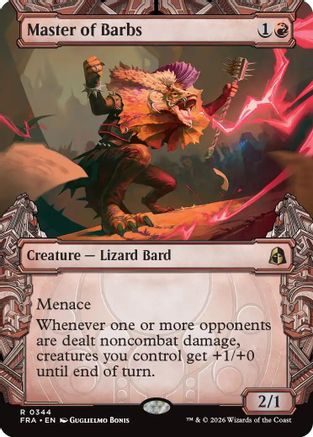 {R} Master of Barbs (Showcase) (Foil) [Reality Fracture] [FRA 344]