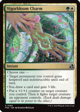 {C} Vigorbloom Charm (Foil) [Reality Fracture] [FRA 160]