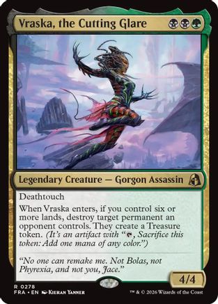 {R} Vraska, the Cutting Glare (Foil) [Reality Fracture] [FRA 278]
