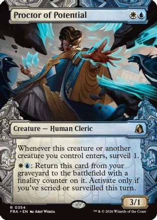 {R} Proctor of Potential (Showcase) (Foil) [Reality Fracture] [FRA 354]
