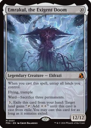 {R} Emrakul, the Exigent Doom [Reality Fracture] [FRA 001]