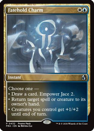 {@@FRA R} Fatehold Charm (Promo) (Foil) [Promo Pack Reality Fracture] [PPFRA 432]