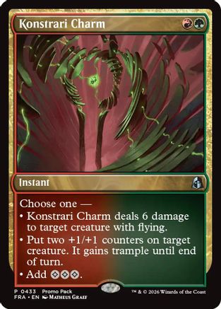 {@@FRA R} Konstrari Charm (Promo) (Foil) [Promo Pack Reality Fracture] [PPFRA 433]