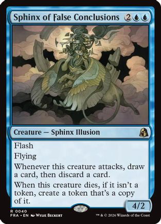{R} Sphinx of False Conclusions (Foil) [Reality Fracture] [FRA 040]