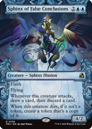 {R} Sphinx of False Conclusions (Showcase) (Foil) [Reality Fracture] [FRA 338]