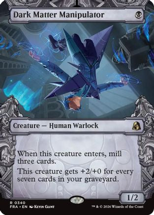 {R} Dark Matter Manipulator (Showcase) (Foil) [Reality Fracture] [FRA 340]