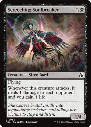 {C} Screeching Soulbreaker (Foil) [Reality Fracture] [FRA 065]