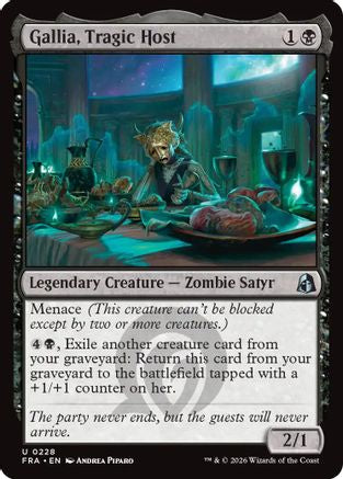 {C} Gallia, Tragic Host (Foil) [Reality Fracture] [FRA 228]