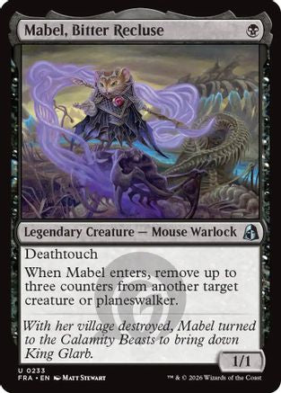 {C} Mabel, Bitter Recluse (Foil) [Reality Fracture] [FRA 233]