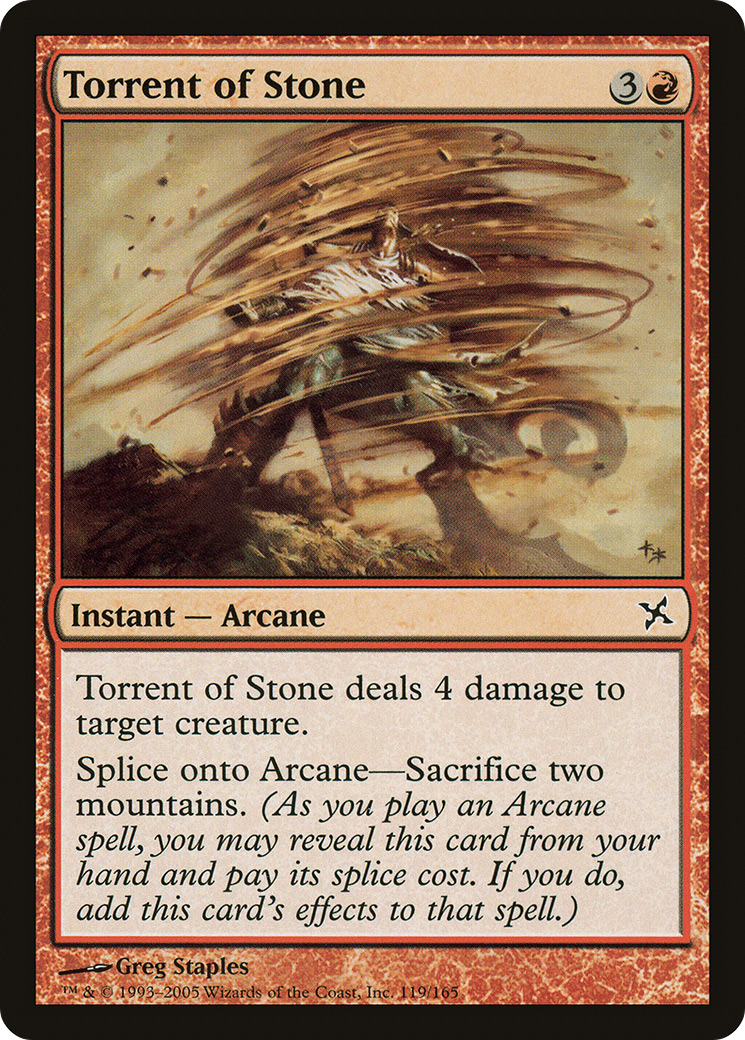 {C} Torrent of Stone [Betrayers of Kamigawa][BOK 119]