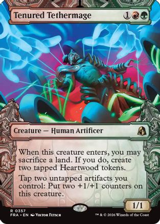 {R} Tenured Tethermage (Showcase) (Foil) [Reality Fracture] [FRA 357]