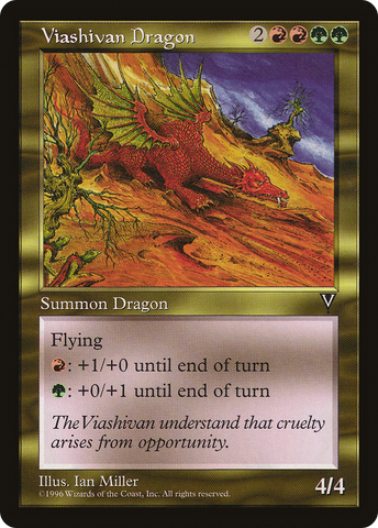 {R} Viashivan Dragon [Visions][VIS 140]