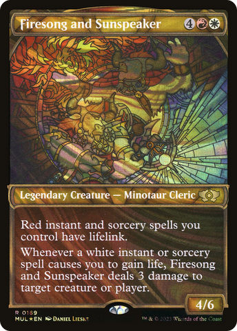 {R} Firesong and Sunspeaker (Halo Foil) [Multiverse Legends][MUL 169]
