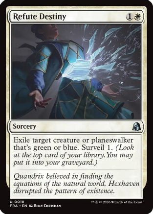 {C} Refute Destiny (Foil) [Reality Fracture] [FRA 018]
