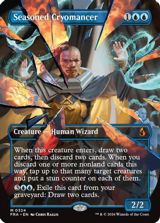 {R} Seasoned Cryomancer (Borderless) (0324) [Reality Fracture] [FRA 324]