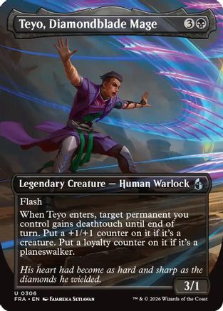 {C} Teyo, Diamondblade Mage (Borderless) [Reality Fracture] [FRA 306]