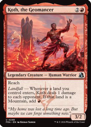 {C} Koth, the Geomancer (Foil) [Reality Fracture] [FRA 248]