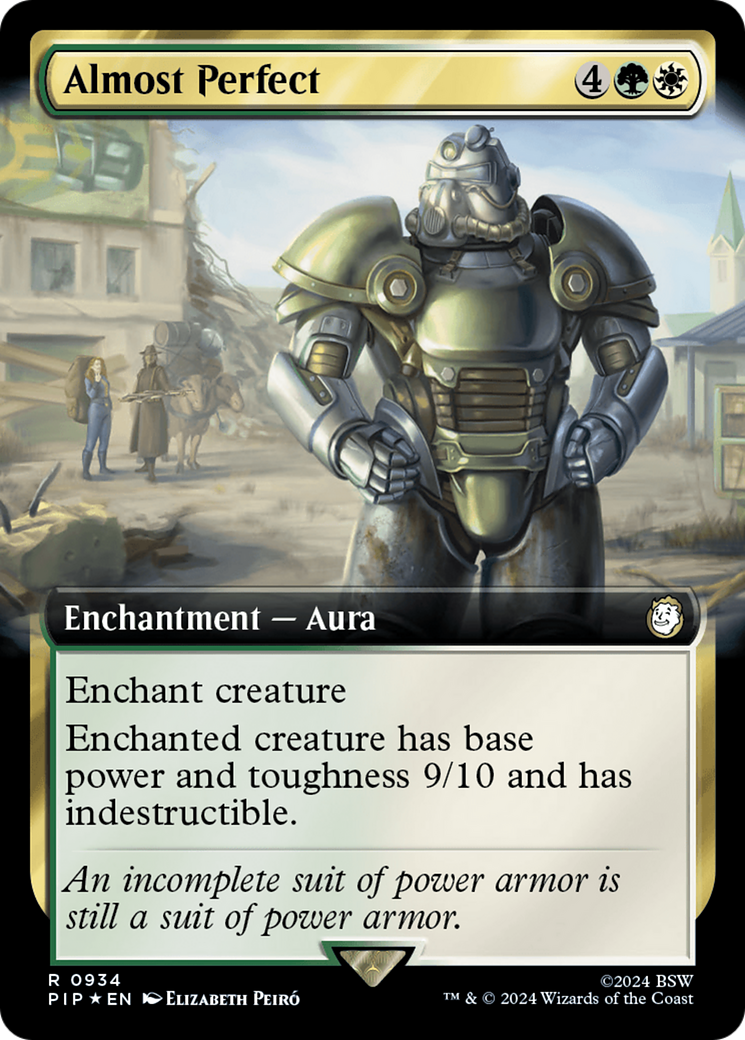 {R} Almost Perfect (Extended Art) (Surge Foil) [Fallout][PIP 934]