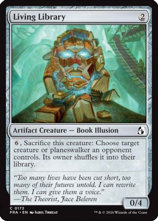 {C} Living Library (Foil) [Reality Fracture] [FRA 172]
