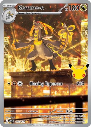 [PKM] Kommo-o (143/128) Holofoil [ME 30th Celebration]
