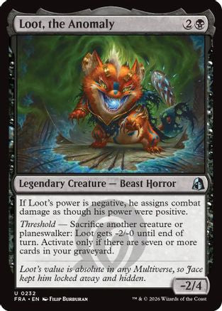 {C} Loot, the Anomaly (Foil) [Reality Fracture] [FRA 232]