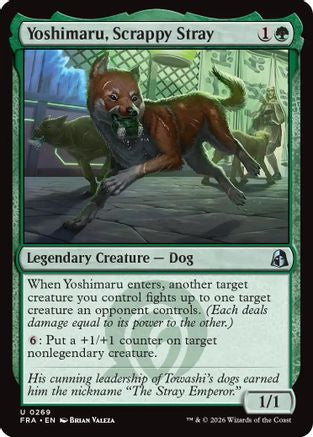{C} Yoshimaru, Scrappy Stray (Foil) [Reality Fracture] [FRA 269]